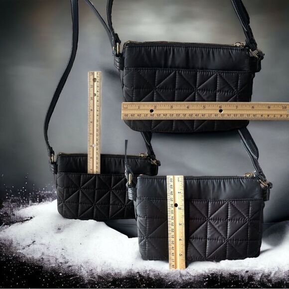 Juicy Couture l 2-piece Lot l Animal Print Scarf/Wrap l Black Cross-body Purse - Picture 5 of 16